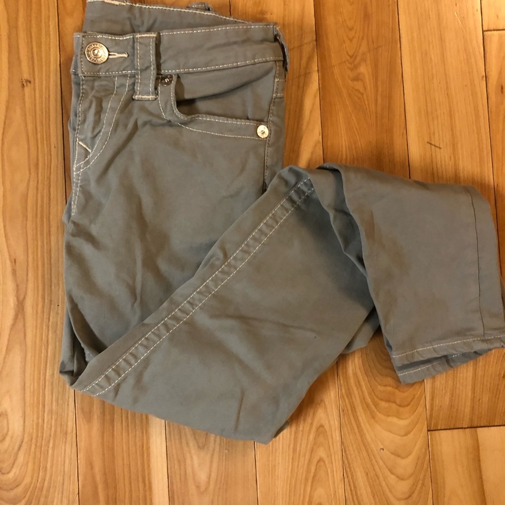 True religion skinny gray jeans